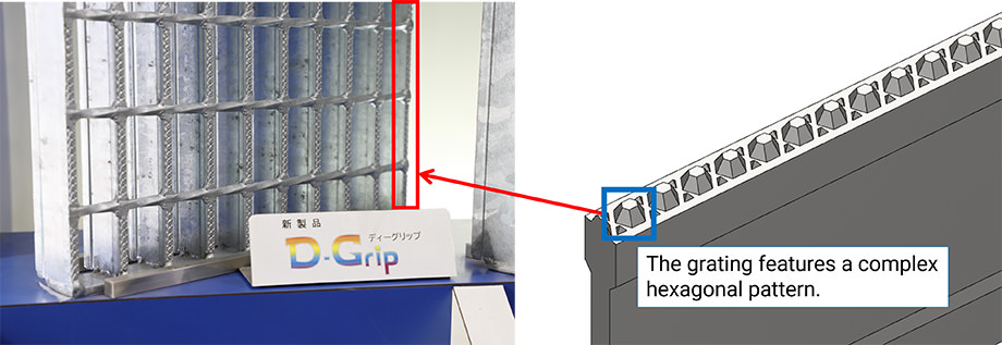 Image of grating products handled by Daikure