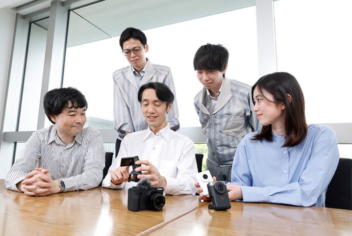 Group photo of the developers