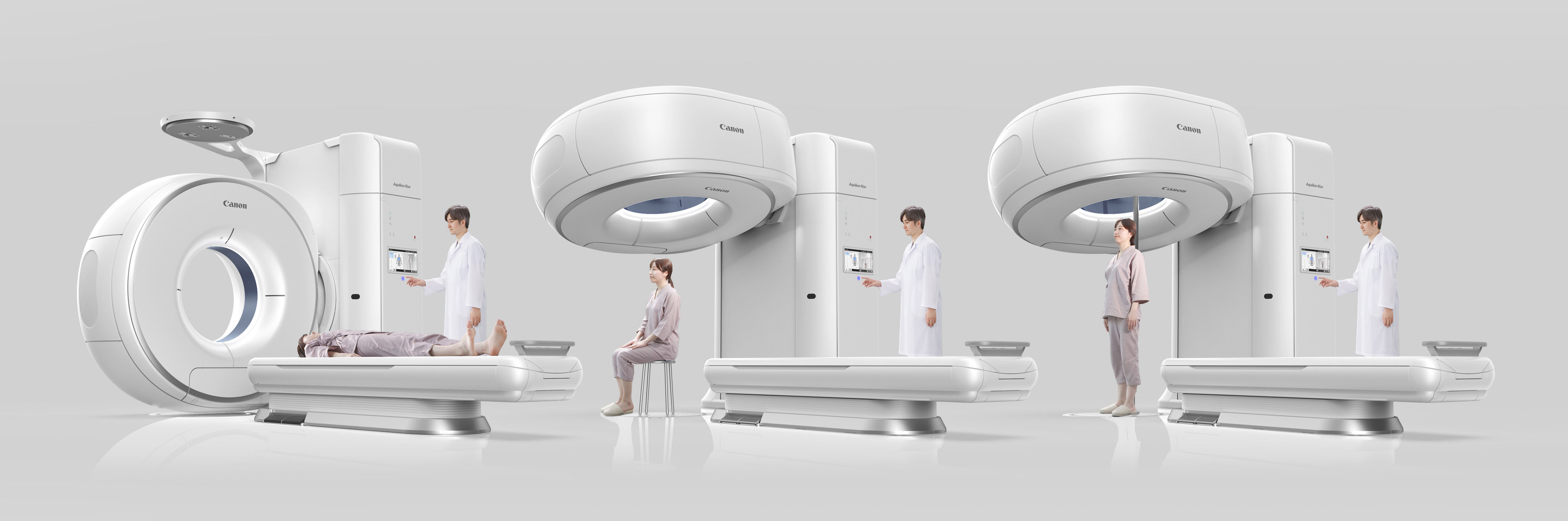 The design features rounded surfaces to ease patient anxiety and tension and relieve psychological and physical stress