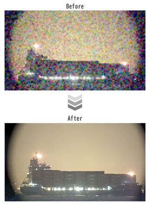 Using deep learning to remove noise from images shot in dark conditions Application case study