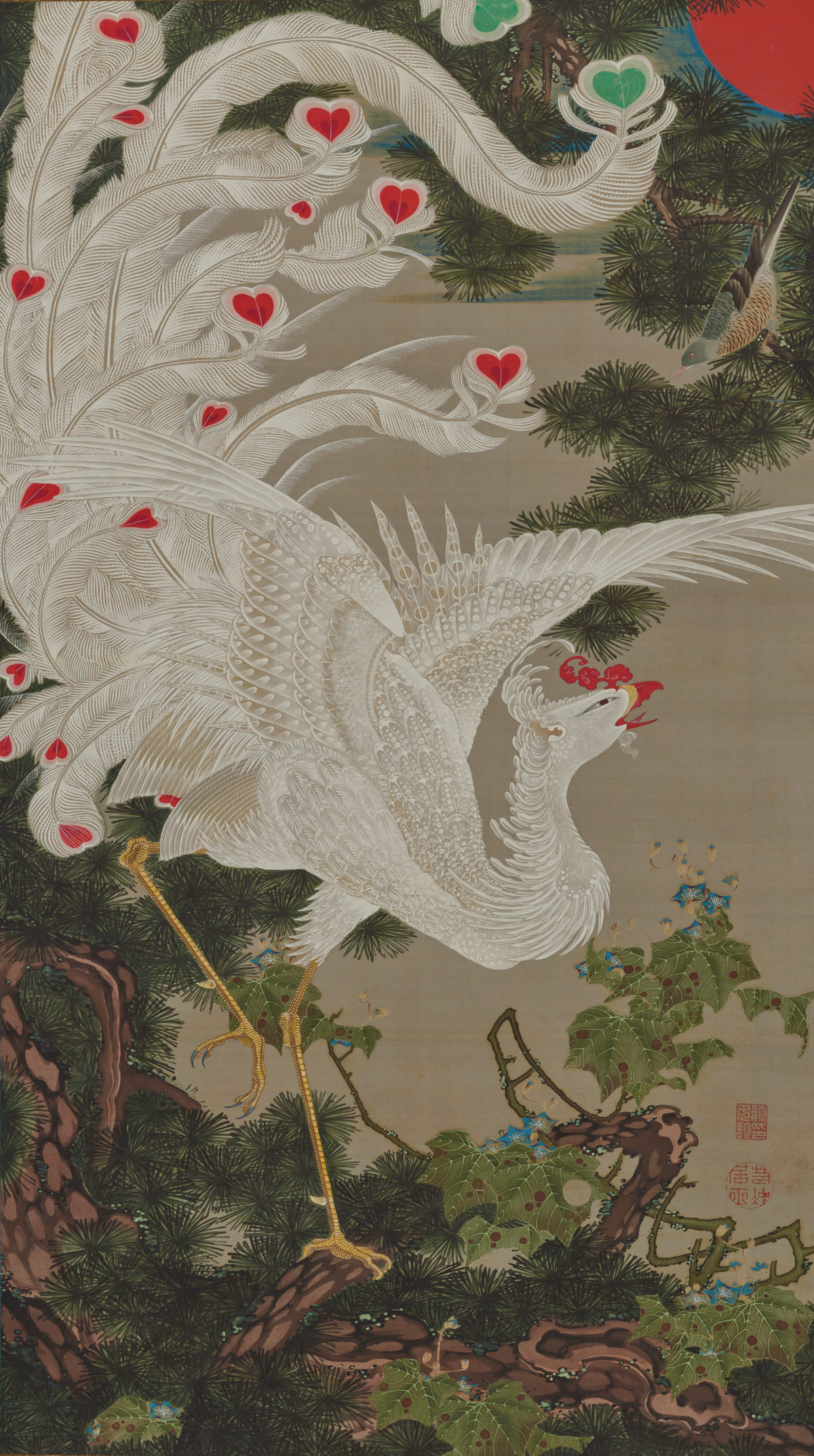 White phoenix and old pine