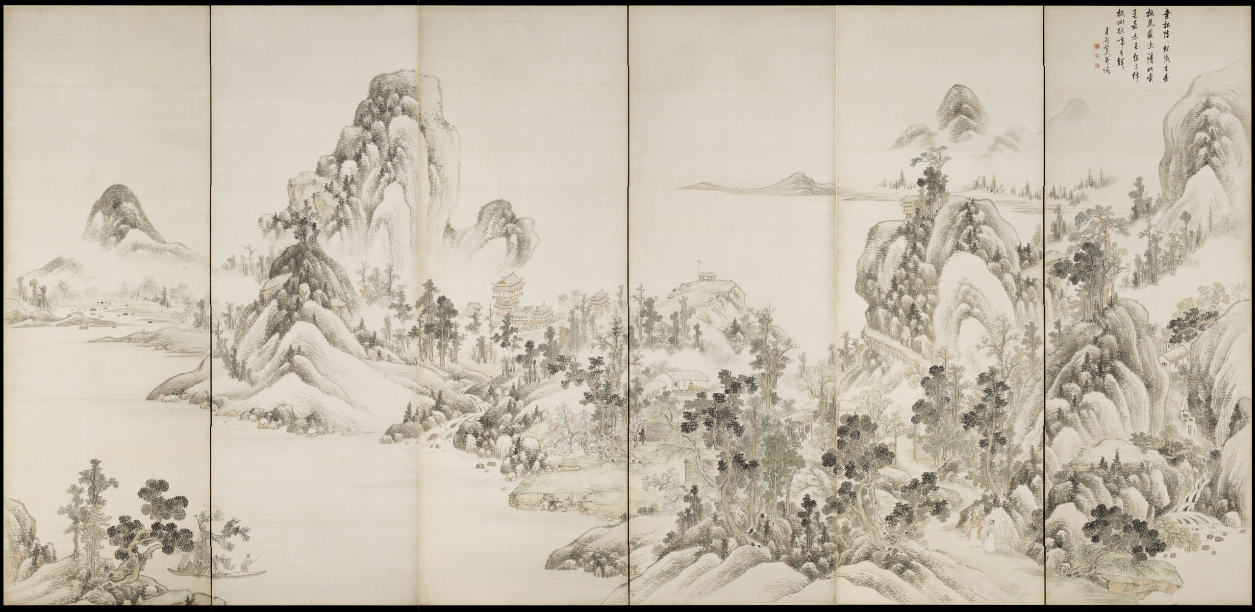 Spring and Autumn Landscapes right screen