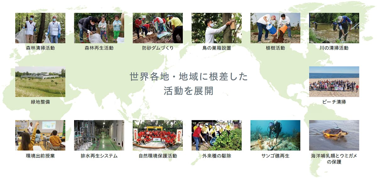 世界各地・地域に根差した活動を展開