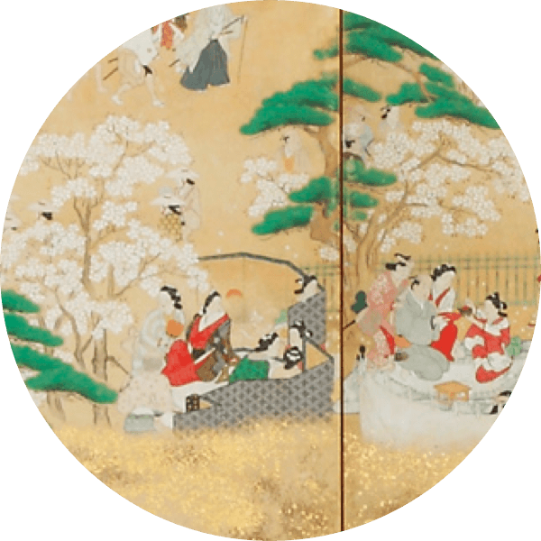 富士田園景図