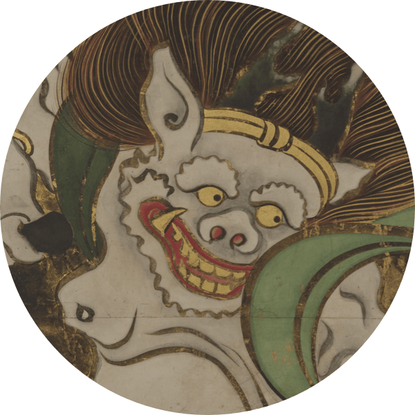風神雷神図屏風