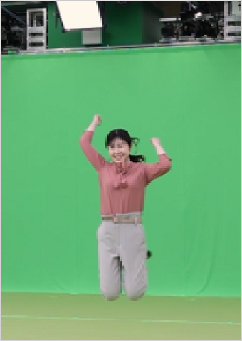 被写体を様々な角度のカメラで撮影